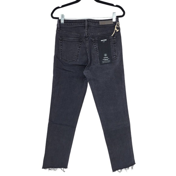 GRLFRND Button Fly Raw Hem Straight Leg Helena Jeans in All I Need Sz 25 - Picture 3 of 7